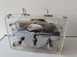 Vintage Plexiglass Radio