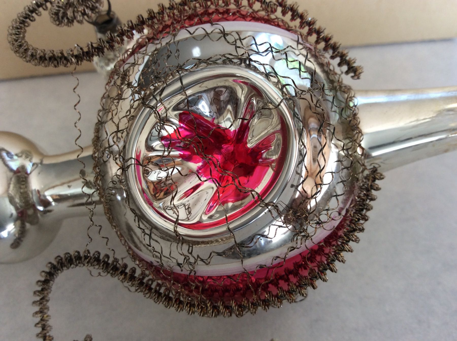 Tutte le decorazioni: Vintage Christbaumspitze Glas mit Glocken – Usato da Birwinken venduto da chez-erna 6