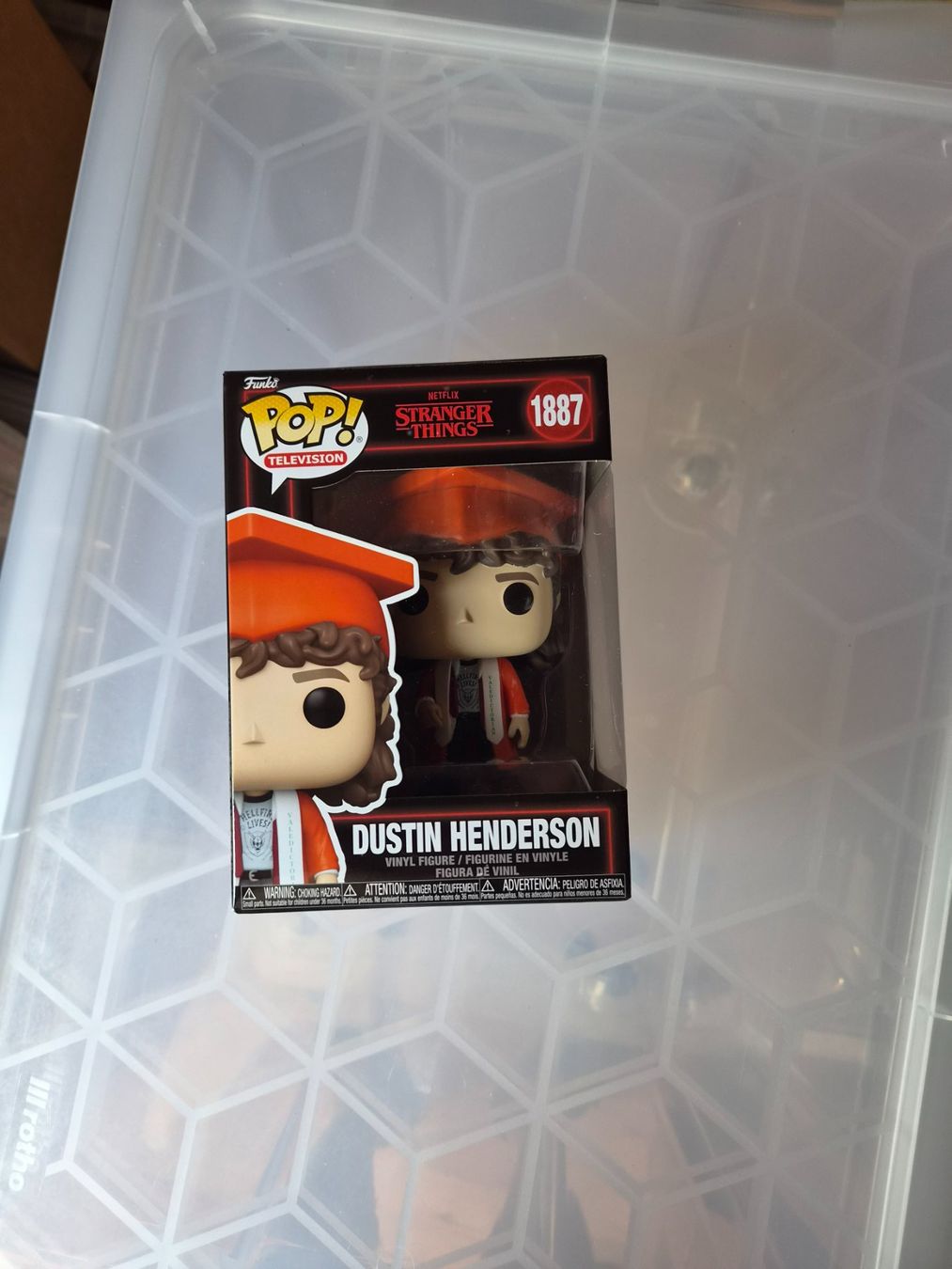 Funko Statuette: Funko Pop Dustin Henderson #1887 – Stranger Things – Nuovo e nell'imballaggio originale da Sisseln AG venduto da schenk-figuren