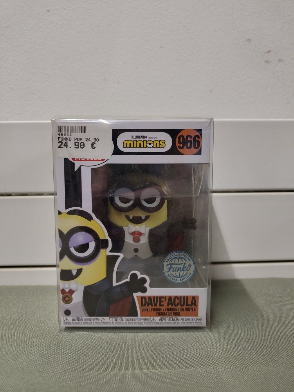 Funko Figuren: Funko POP! Minions 966 SE - Daveacula – Neu und originalverpackt aus Saxon von dan_drn5