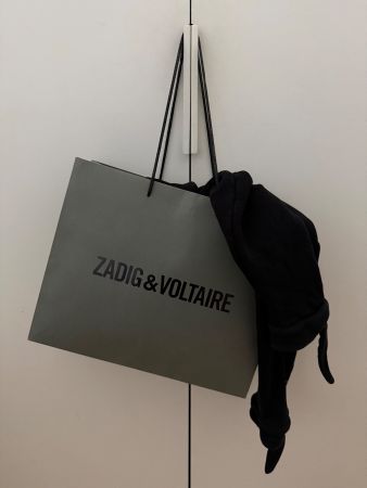Zadig & Voltaire Hoodie Envy Capsule Schwarz Gr. M