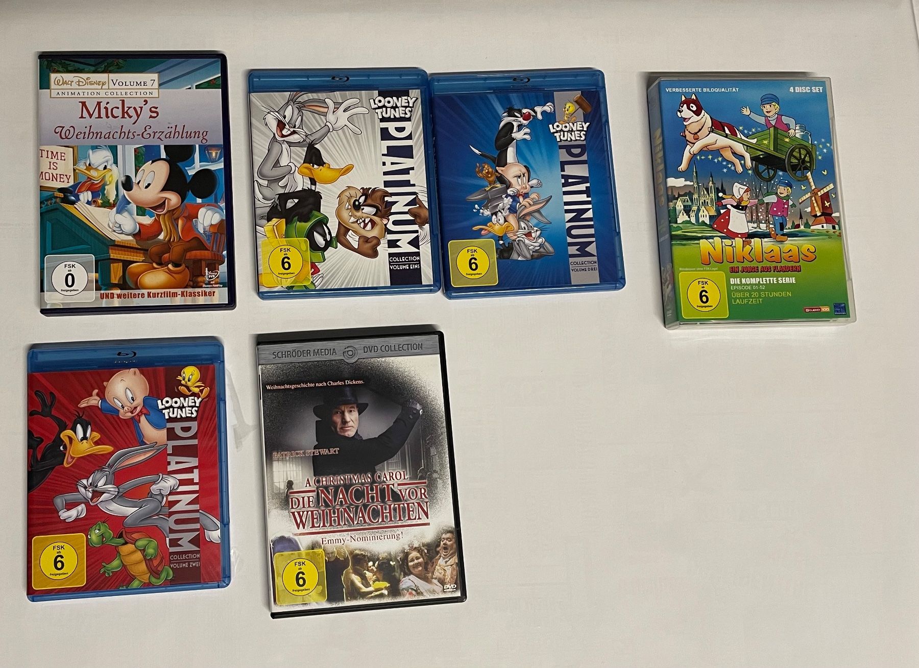 Tutti i DVDs: Cartoons DVD & Blu-Ray, 7 DVD und eine Serienbox – Usato da Löhningen venduto da Hitman77