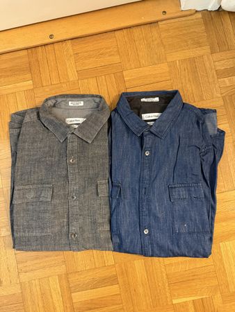2 chemises Calvin Klein - taille M