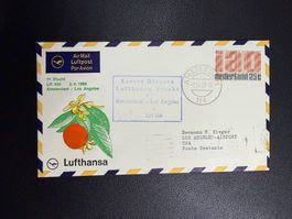 Lufthansa Erstflug Amsterdam - Los Angeles 1969