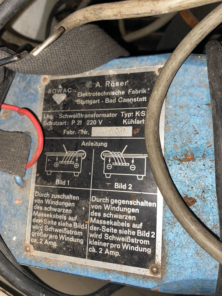 Postes à souder: ROWAC SchweiSstransformator Typ KS used condition – D'occasion à Schwerzenbach par djchid80 3