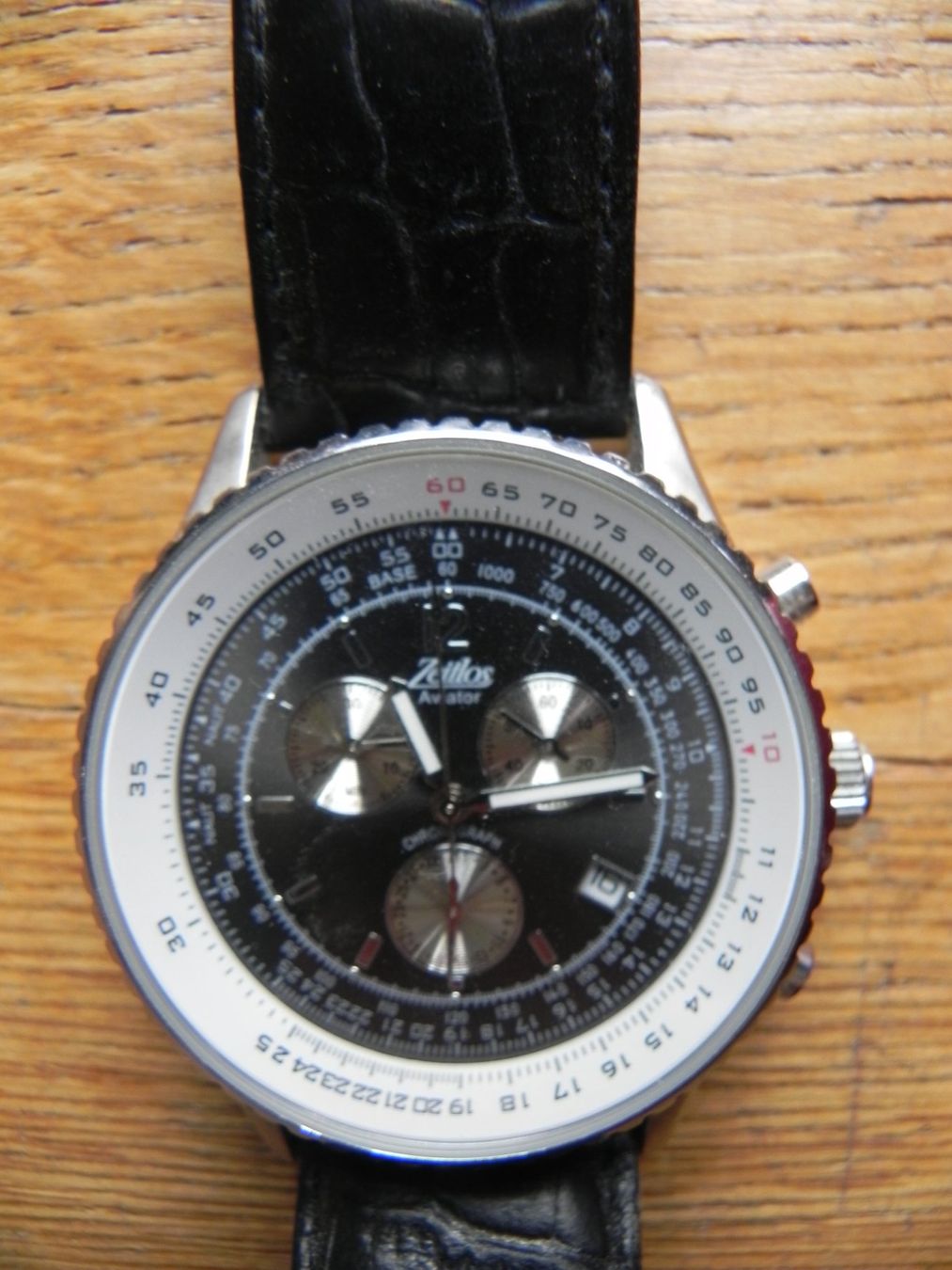 Orologi: Chronograph von Zeitlos Datum Stopp Tachimeter – Usato da Winterthur venduto da Retan0 1