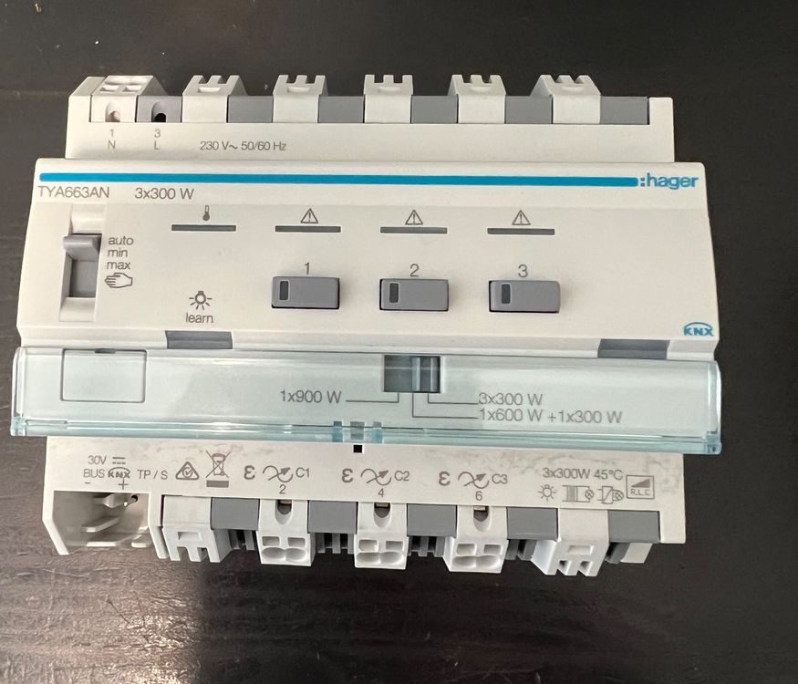 Knx 3fach Dimmaktor Hager TYA663AN Kaufen auf Ricardo