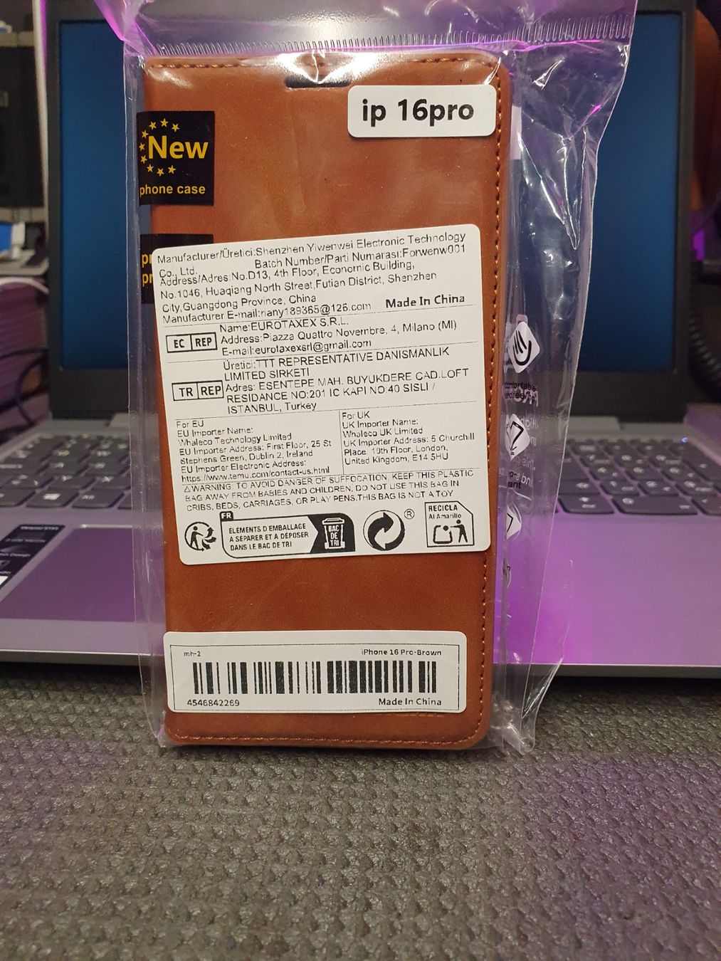 Apple Cover & Protezioni schermo: PHONE CASE Braun – Nuovo e nell'imballaggio originale da Lupfig venduto da Bluediamond63