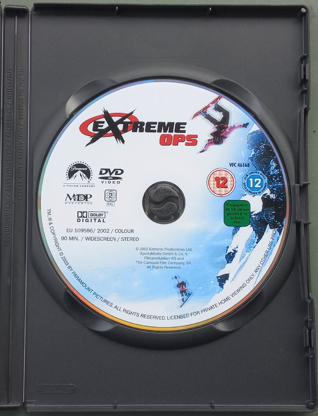 Tutti i DVDs: DVD D/E - Extreme ops - Fear is a trigger – Usato da Niederuzwil venduto da lubimaja 1