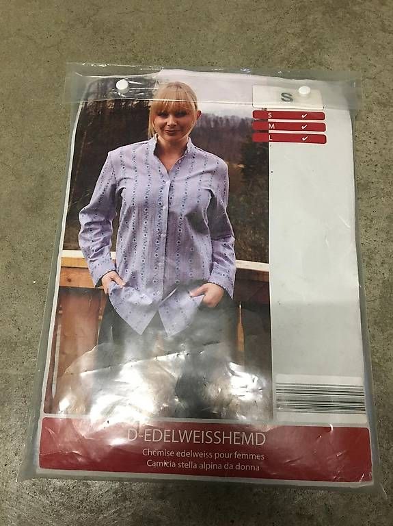 Camicette: Edelweisshemd – Nuovo e nell'imballaggio originale da St. Gallen venduto da mel_d2rj