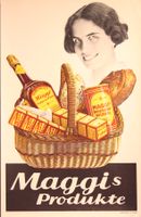 Maggi's Produkte - Original Plakat Werbung