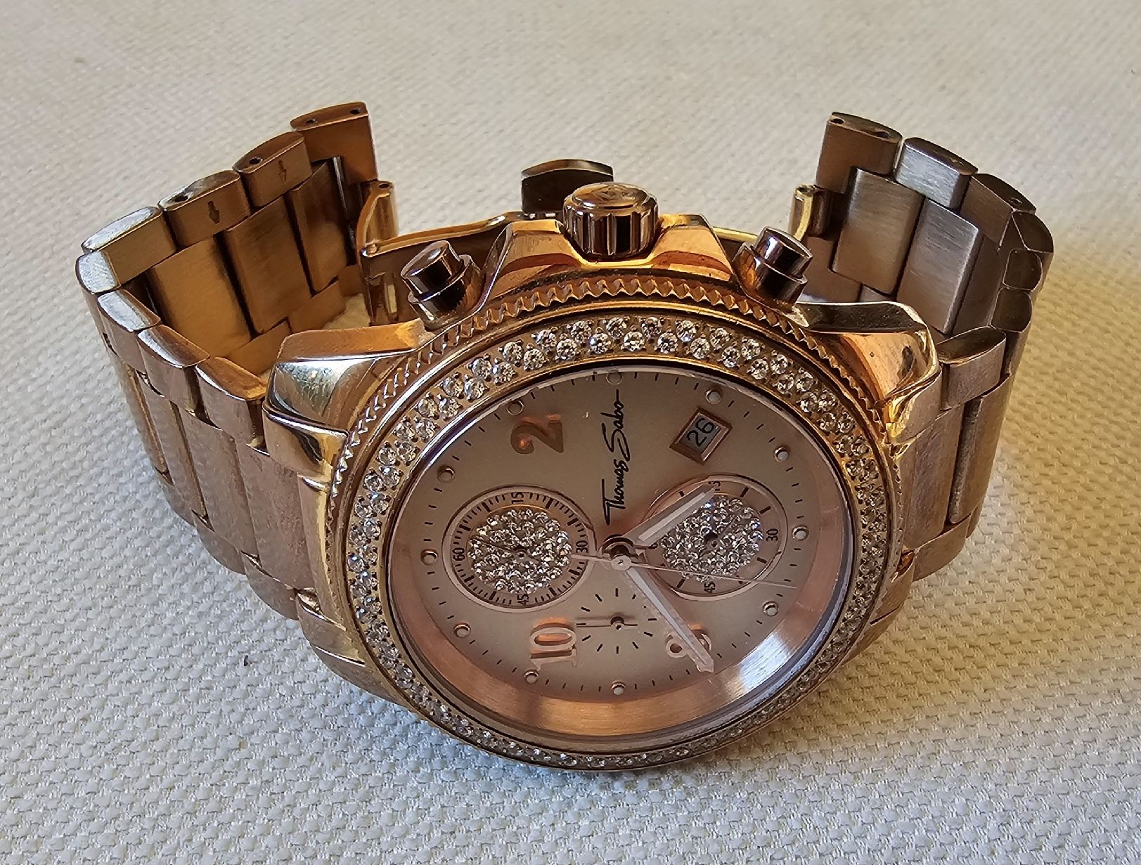 Thomas Sabo Orologi: Thomas Sabo Chronograph Armbanduhr 40mm – Usato da Speicher venduto da Lemore 4