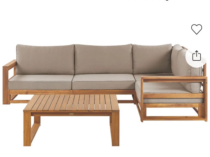 Beliani Divani: Beliani Lounge-Ecksofa inkl. Lounge-Tisch – Usato da Zollikofen venduto da cherry.p 6