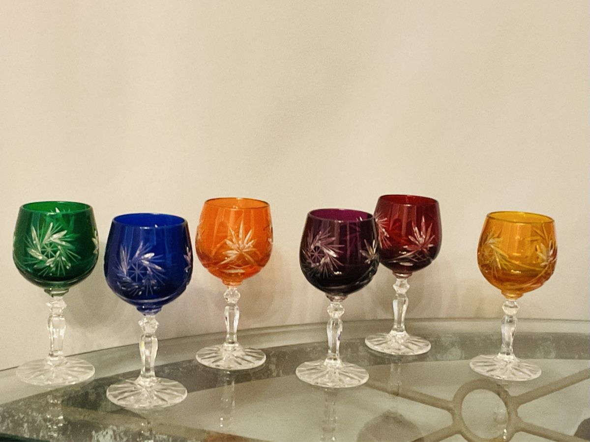 Gläser: VINTAGE BLEIKRISTALL RÖMER APERITIF GLÄSER – Gebraucht aus Boll von Laima1975 8