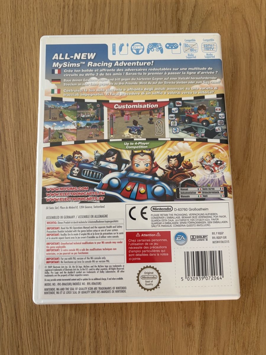 Nintendo Giochi: MySims Racing - Nintendo Wii – Usato da Pully venduto da FunkyGames 2