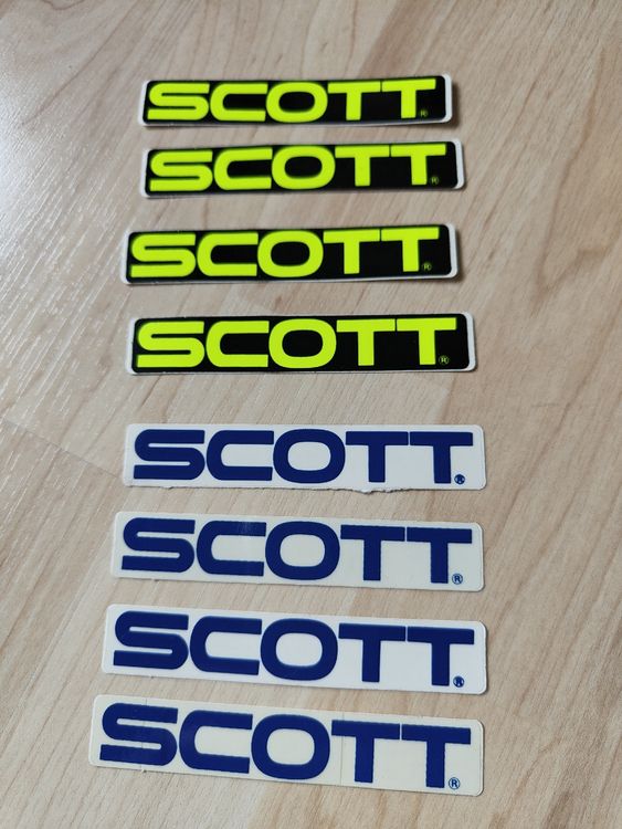 Scott Vintage Sticker- Set, 8 Stück (Neu (gemäss Beschreibung)) in für ...
