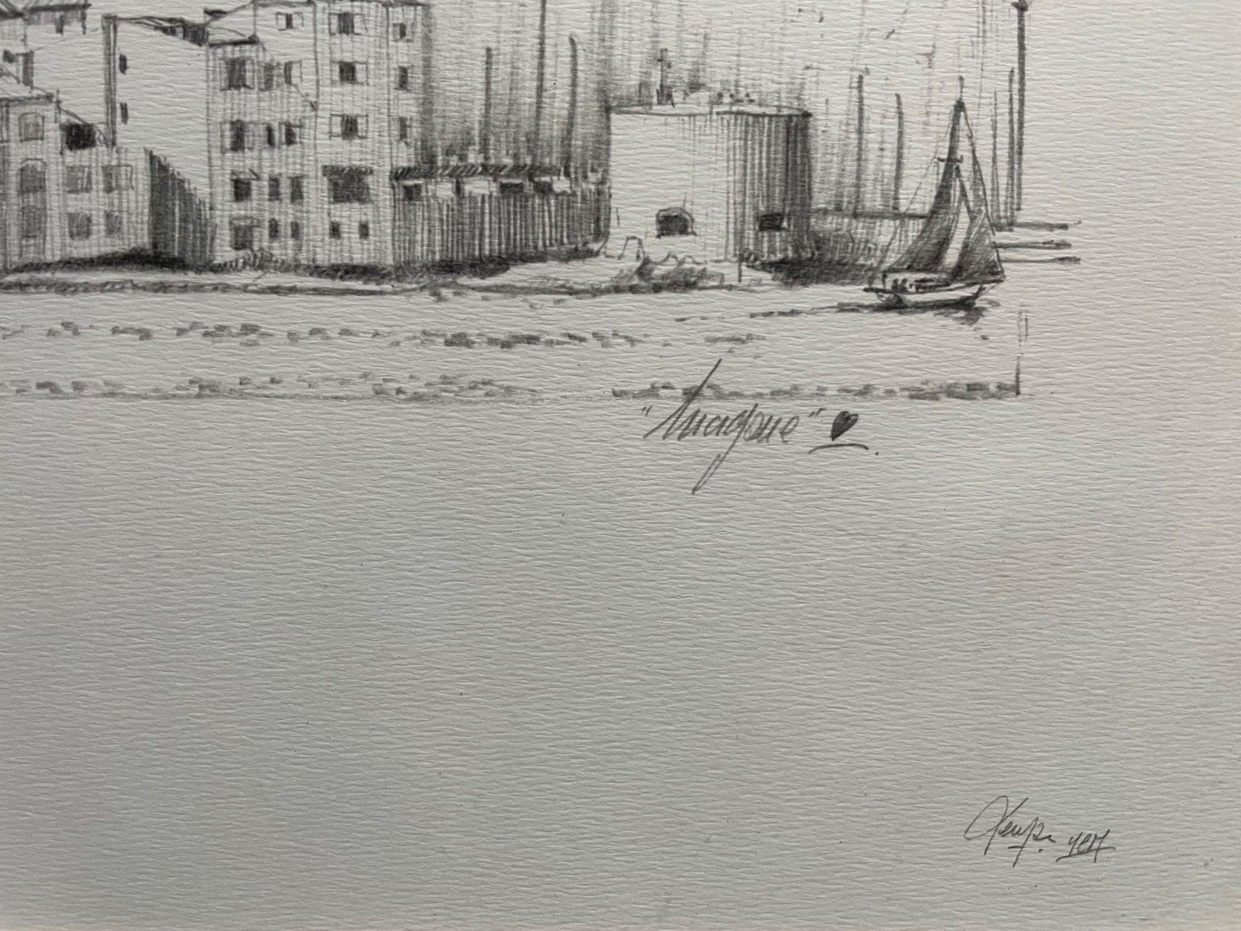 Foto & Immagini: 2 Originale Kunstdrucke St. Tropez, signed by the artist. – Usato da Ebikon venduto da sutski123 2