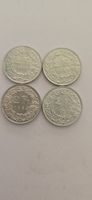 pieces 4x 2chf 1943, 1957, 1964, 1967