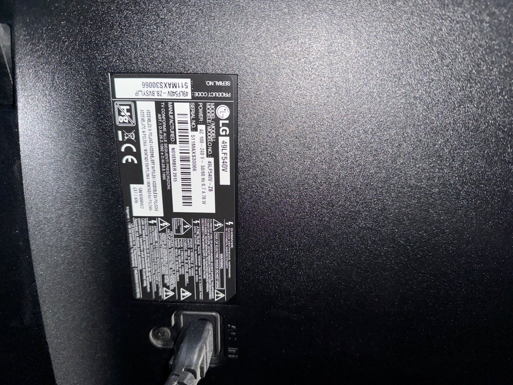 Fernseher: LG 52” TV – Gebraucht aus Zürich von mat_rw96 1