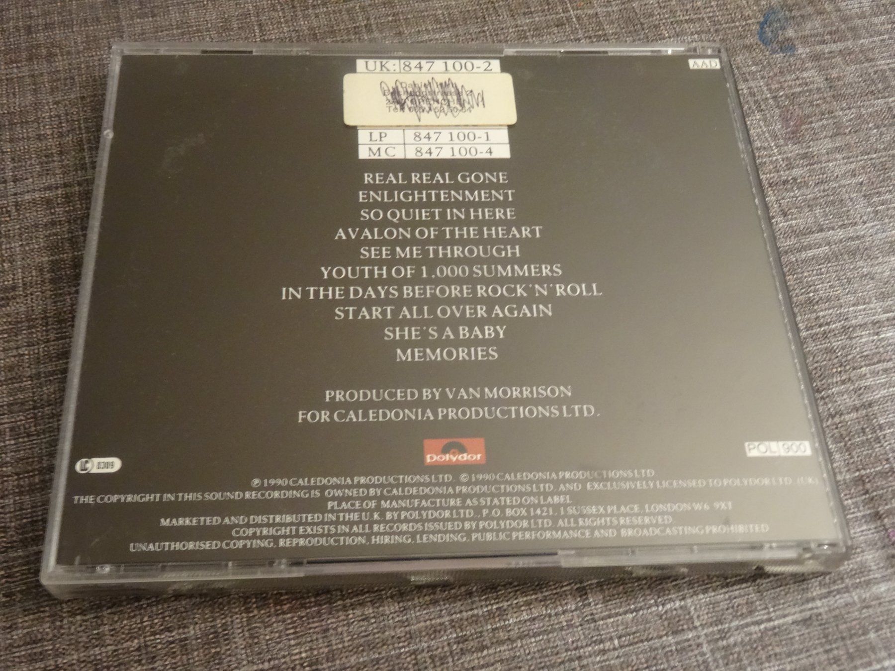 CD: Van Morrison - Enlightenment (CD) - – Usato da Olten venduto da Disc-Ausverkauf 1