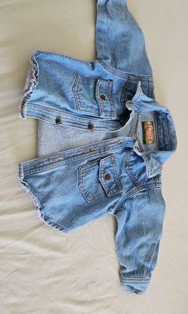 Jeansjacke Frisco blau Grösse 80 gebraucht Vintage von 1993