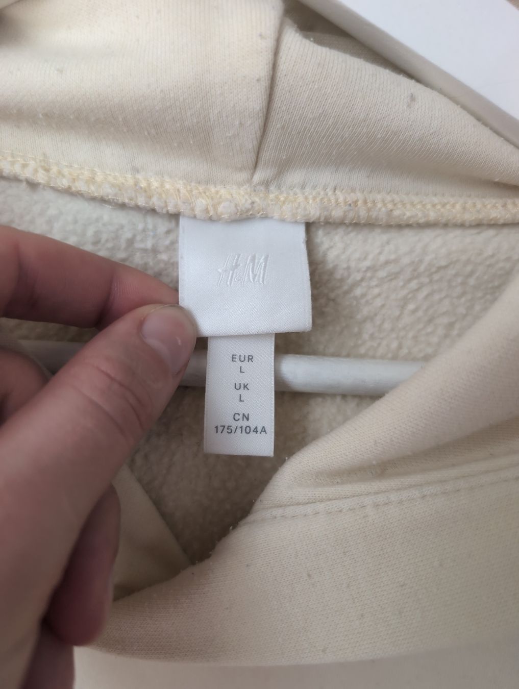 H&M Maglioni & Felpe: H&M Hoodie in Hellgelb, Grösse L – Usato da Alberswil venduto da __colafroeschli__ 1
