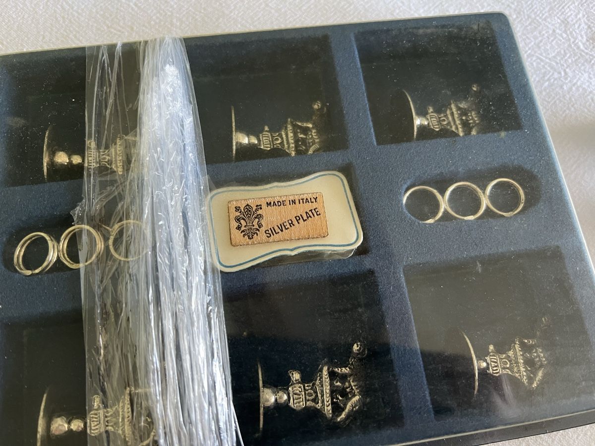 Set di posate: Versilbertes Besteck - Suppenkelle, Hummergabel, diverses – Usato da Perlen venduto da Chregle1 4