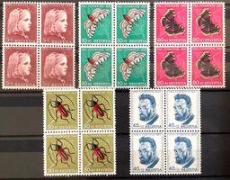 1953 Pro Juventute im 4er-Block postfrisch **