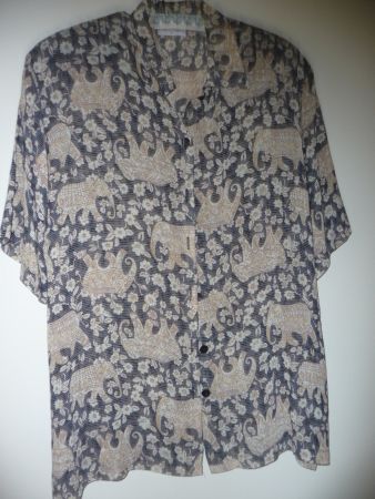 Damenbluse Gr. 40 (Elefanten)