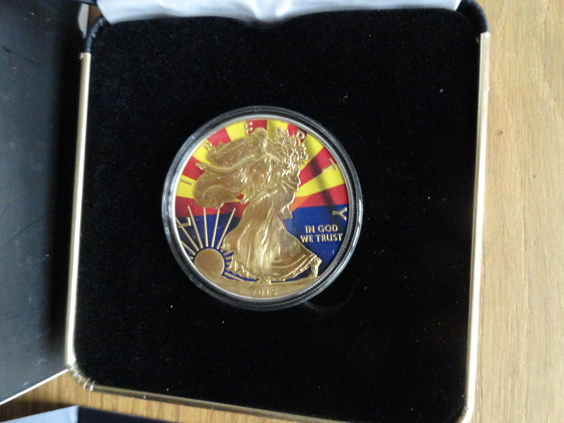 Tutti le monete: 2015 American Silver Eagle - State Flags - Arizona - 1oz – Nuovo (secondo la descrizione) da Gerlafingen venduto da Shiva_74 6
