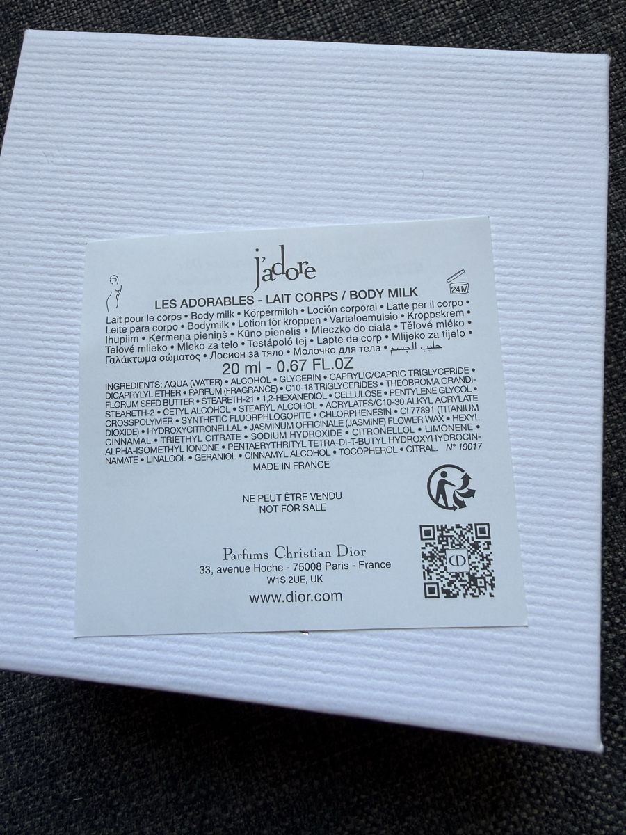 Dior Sonstige Körperpflege: Dior j’adore set coffret – Neu und originalverpackt aus Luzern von sas_r89l 3