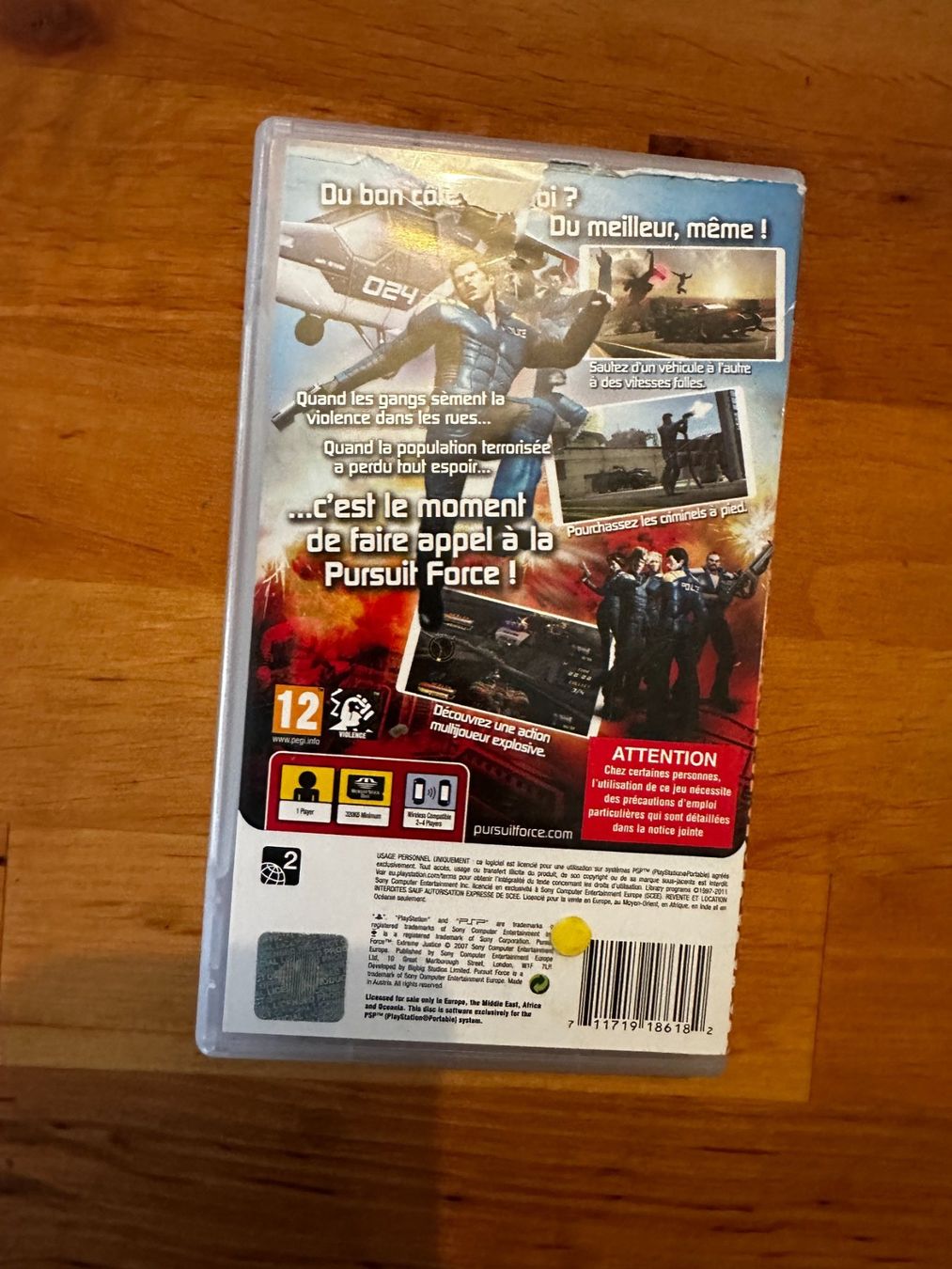 Sony Giochi: Jeu PSP: Pursuit Force Extreme Justice – Usato da Bellevue venduto da LarsUlrich01 1