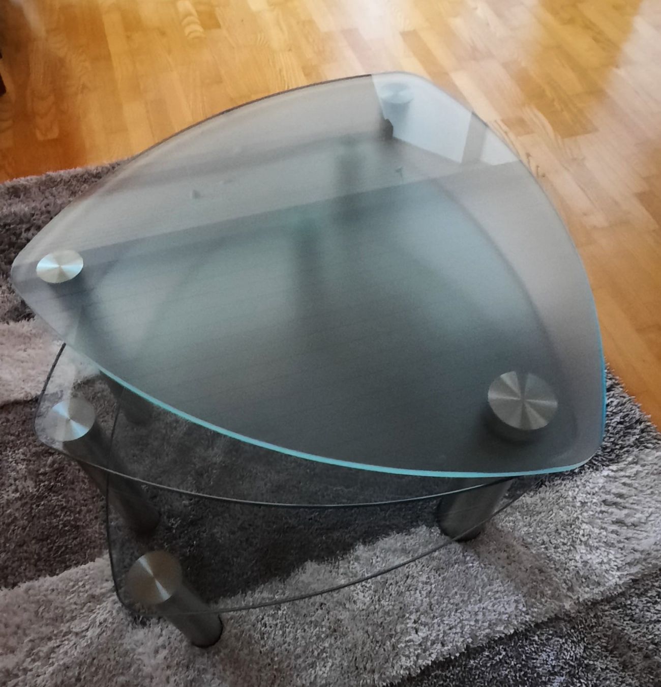 Bicchieri: Glas-Couchtisch, Dreieck Design – Usato da Niederwil SG venduto da Bert60 2