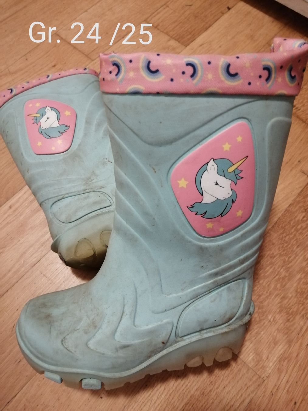 Schuhe für Mädchen: Kinder Regenstiefel Gr. 24/25 – Gebraucht aus Oensingen von jia_gs8g