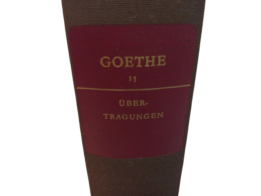 Libri: GOETHE ÜBERTRAGUNGEN Band 15 – Usato da Hünenberg venduto da Restwert_Zug
