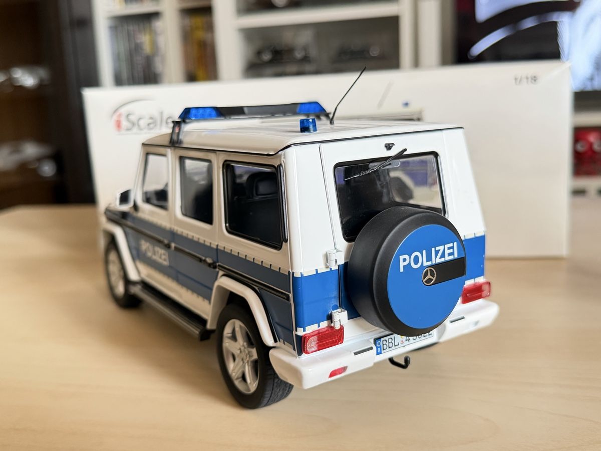 Mercedes-Benz Modellini d'auto: Mercedes G-Class Polizei iScale 1/18 – Nuovo (secondo la descrizione) da Villarimboud venduto da Beowulf1691 3