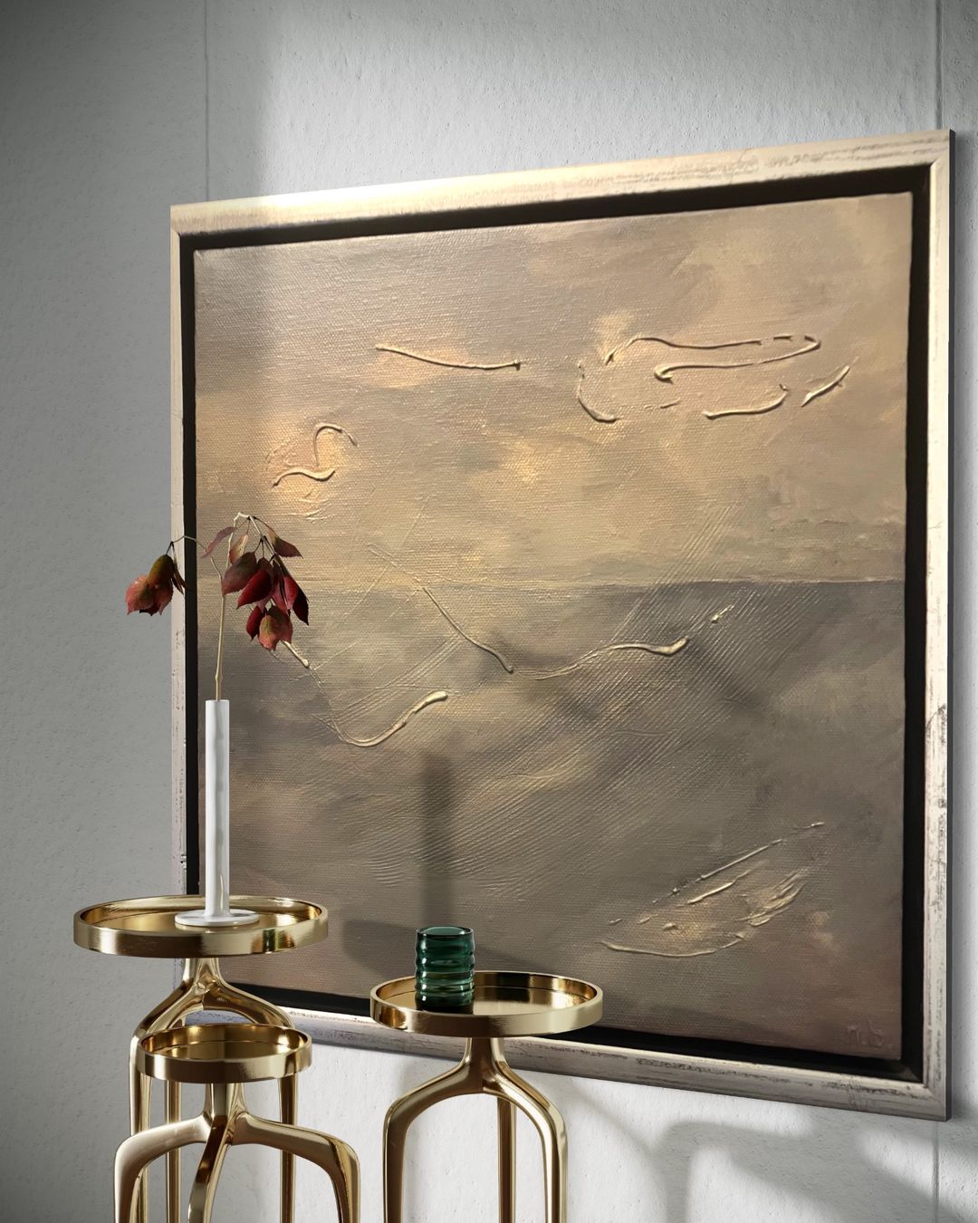 Dipinti: Acryl Bild mit Schattenrahmen – Usato da Bubikon venduto da nb_b8d9 4