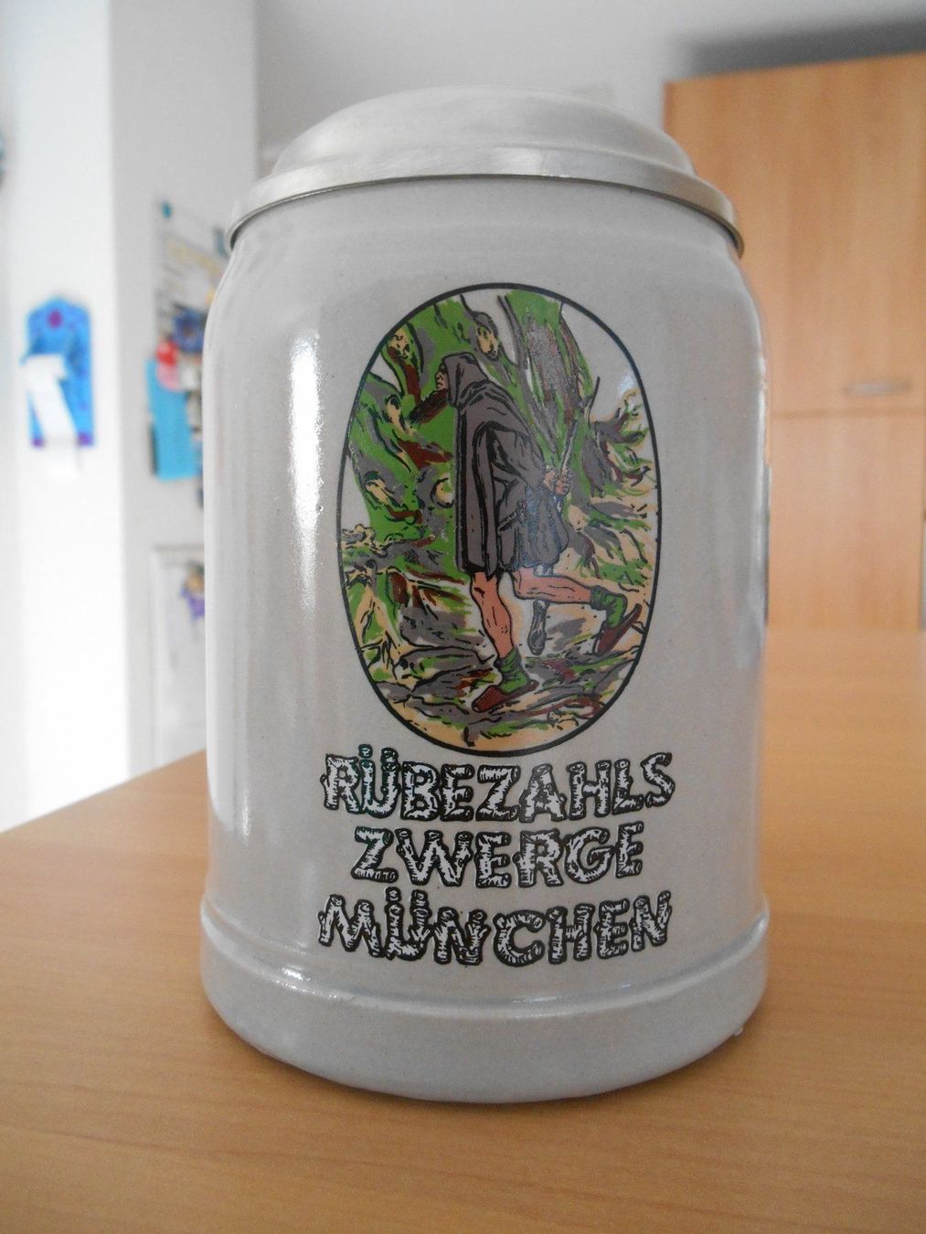 Bicchieri: Bierkrug mit Zinndeckel – Nuovo (secondo la descrizione) da Nussbaumen AG venduto da MollyBI-20