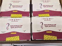 4 x Panini Box ORYX WM 2022 Qatar Displaybox 100 Tüten Swiss