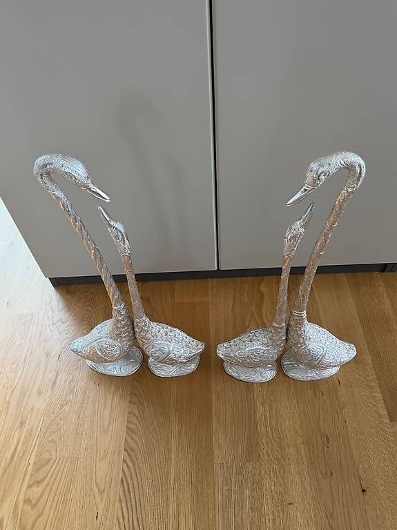Skulpturen & Statuen: 2 Paar wunderschöne Schwäne – Gebraucht aus Embrach von ber_8fgp 1
