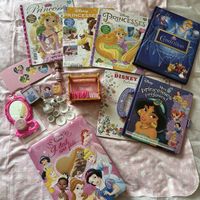 Grand Lot Disney Princesses Livres Dînette Figurines