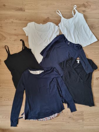 Kleiderpaket Umstands- & Stilloberteile Gr. S (6 Teile)