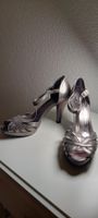 Silberne High Heels, Grösse 39, ideal für den Ausgang!