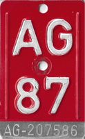 Velonummer AG 87