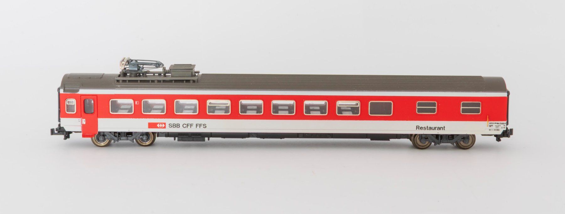 Roco Modellini di ferrovie: Roco 24332 Speisewagen EV-IV WRm – Usato da Thun venduto da Irreriwan 1