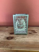 Vintage Windlicht aus Glas, sehr dekorativ, neuwertig