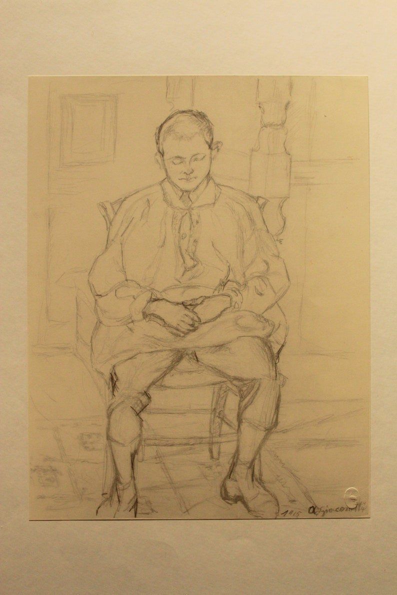Arts picturaux & lithographies: Alberto Giacometti, Vintage Lithographie – D'occasion à Ponte Tresa par 11GalleriaAlterEgo11 1