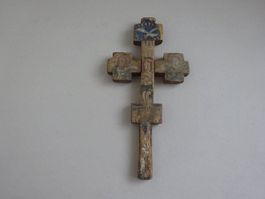 Bemaltes Kreuz / Ikone