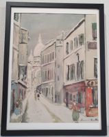 Original vintage 1955 impression d'après Maurice Utrillo