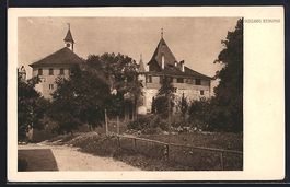 AK Kyburg, Blick zum Schloss, 1920